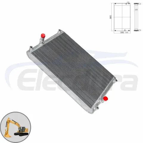 Pendingin oli hidraulik rakitan lengkap 508-6291 cocok untuk Caterpillar E320GC. Desain aluminium tugas berat tersedia untuk grosir volume besar
