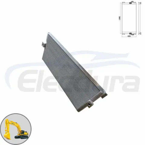 Komatsu PC800-8 PC850-8 υδραυλικό ψυγείο λαδιού 209-03-41110 προβολή πυρήνα για προμηθευτές χονδρικής και διανομείς μαζικής παραγγελίας.