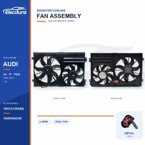 ラジエーター冷却ファンアセンブリ アウディ A3 / TT 500W 1K0121205AD バルク供給用