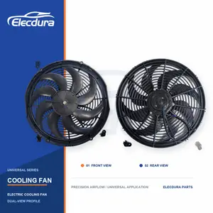 Universal Ventilator de răcire radiator 16 inch grosime lamă curbată 120 W En-gros