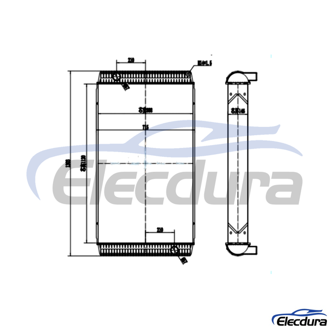 11110637 Volvo Motor L150E L180E L220E Chladič