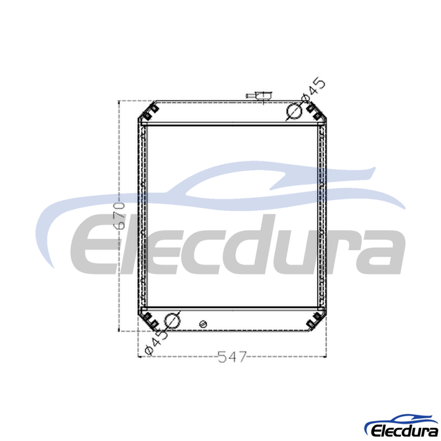 201-03-71111 KOMATSU PC60-7(6D102) Chladič