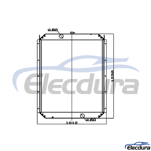 208-03-61610 KOMATSU PC400-6 Radiateur