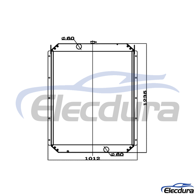 208-03-61610 KOMATSU PC400-6 Radiador