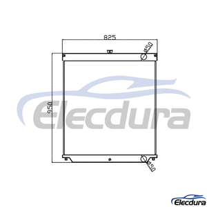 4448338 HIT AC HI ZX200/230 Radiatore