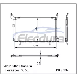 73210SJ000 Subaru Forester 2019-2024 Condensator A/C
