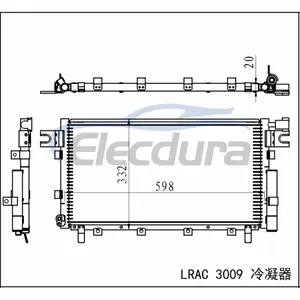 8105100K80 Great Wall Hover H5 2011+ Condensator A/C Ansamblu