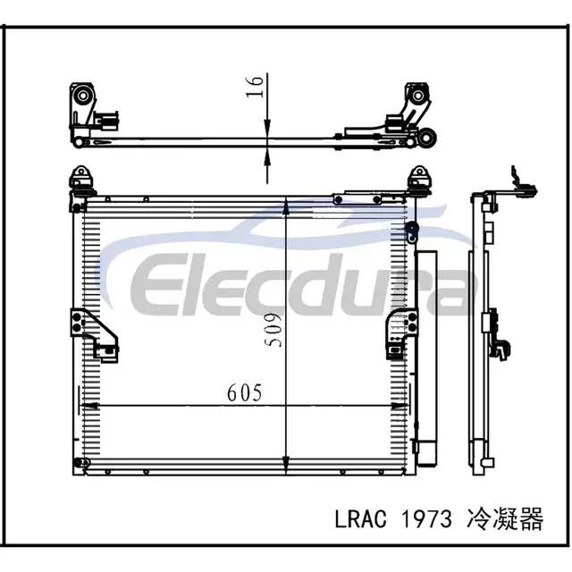 88460-60440 Toyota Land Cruiser Prado 150 2009+ Zesp&oacute;ł skraplacza klimatyzacji