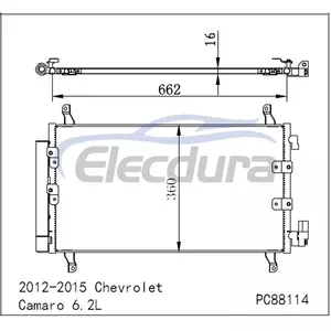 22879422 Chevrolet Camaro Zl1 2012-2015 6.2LA/C Ansamblu condensator
