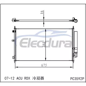 80110STKA01 Honda Acu Rdx 2007-2012 airco condensor