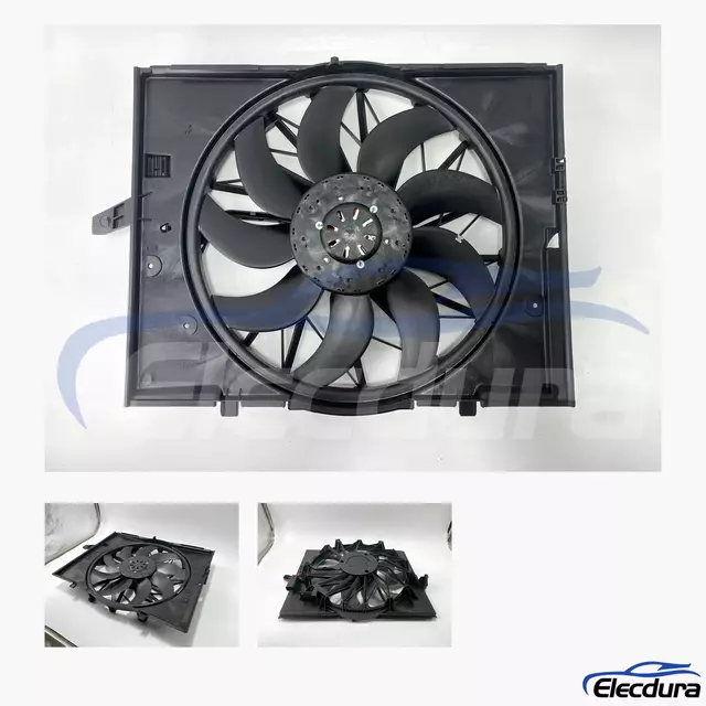 17427543282 Rakitan Kipas Pendingin Radiator Tanpa Sikat BMW penggantian grosir purnajual
