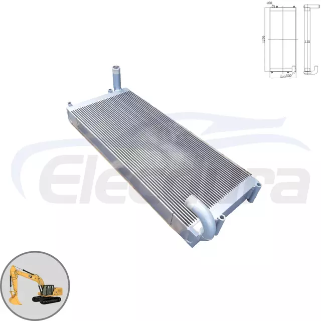 Caterpillar E336GC υδραυλικό ψυγείο λαδιού 475-6623 προβολή πυρήνα για προμηθευτές χονδρικής και διανομείς μαζικής παραγγελίας.