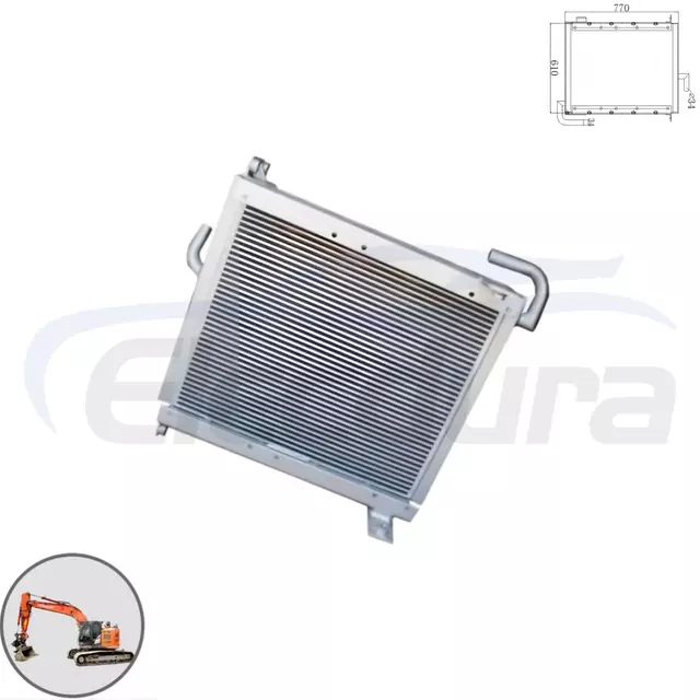 4242633 Hitachi EX120-1 refrigerador de &oacute;leo hidr&aacute;ulico de reposi&ccedil;&atilde;o no atacado para distribuidores de pe&ccedil;as de escavadeiras