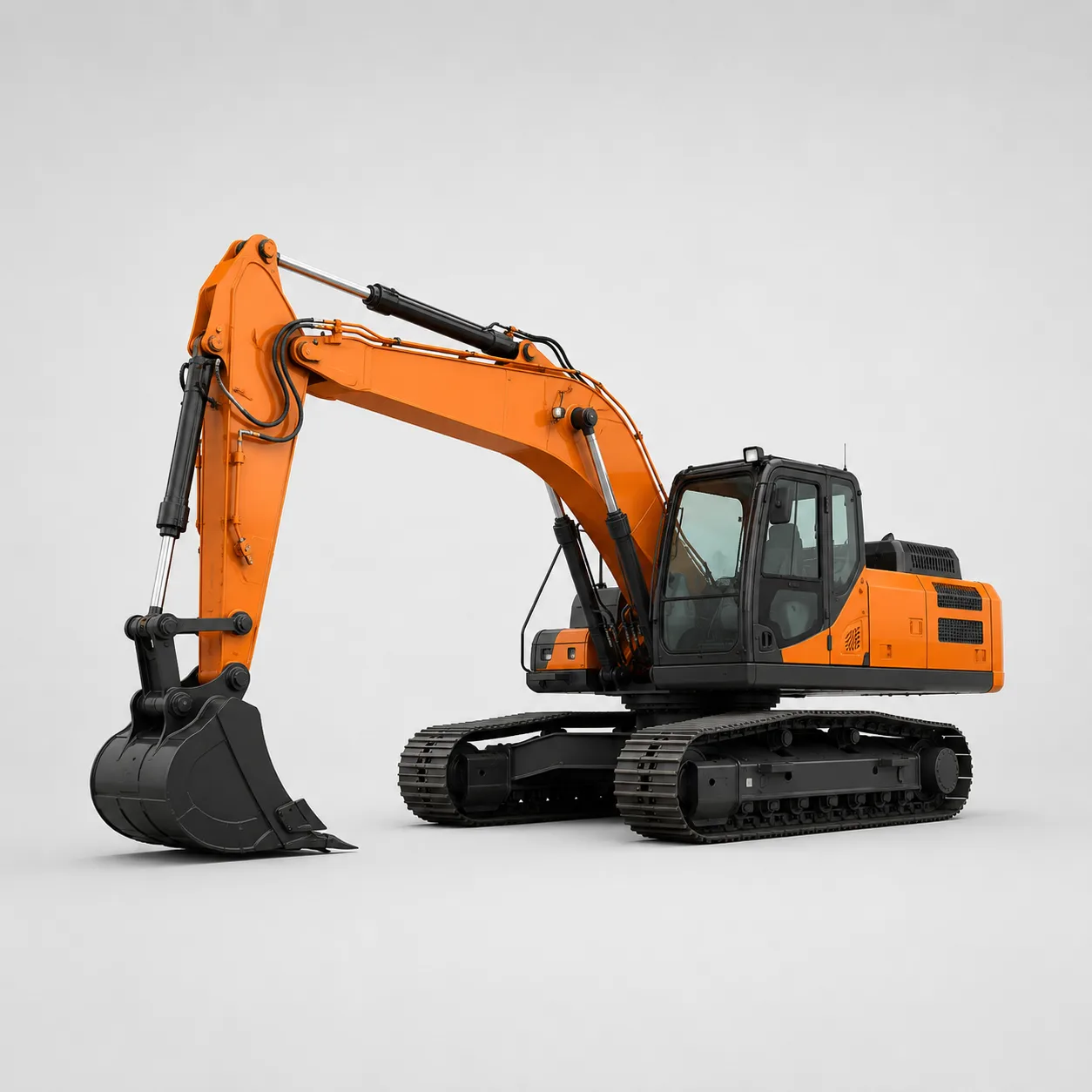 การใช้งานเครื่องทำความเย็นน้ำมันไฮดรอลิกของรถขุดขนาดกลาง Daewoo Doosan