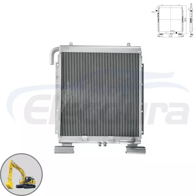 Hydraulick&yacute; olejov&yacute; chladič 20Y-03-21821 717x933mm High Foot velkoobchodn&iacute; dodavatel pro n&aacute;hradn&iacute; d&iacute;ly Komatsu PC200-6 PC220-6 pro hromadnou objedn&aacute;vku