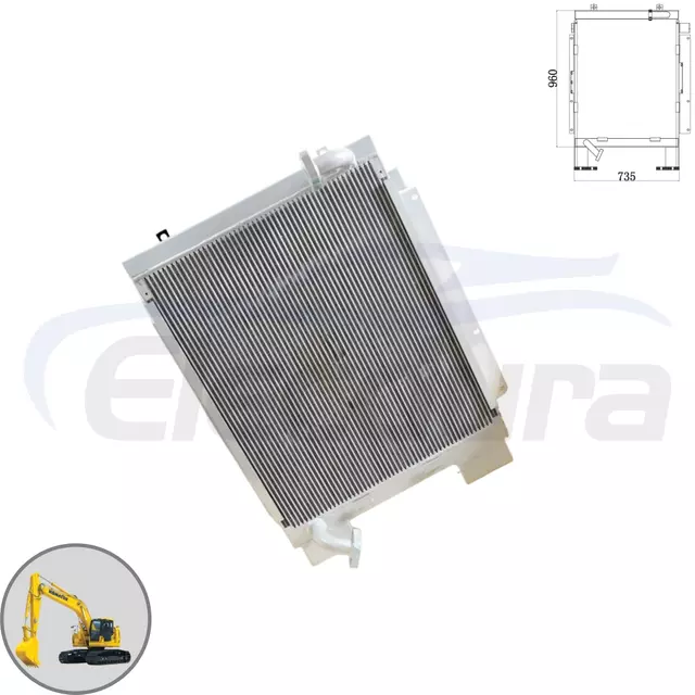كوماتسو PC228UU-1 مبرد الزيت الهيدروليكي 22U-03-11121 عرض أساسي لموردي الجملة وموزعي الطلبات بالجملة.