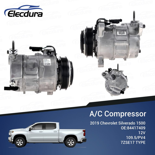 Kompresor AC grosir 84417409 untuk distribusi aftermarket Chevrolet Silverado 1500 2019.