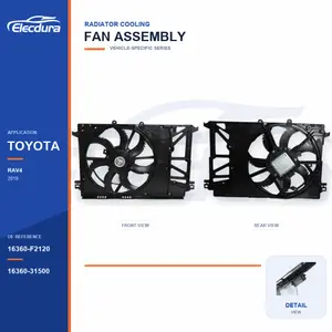 ชุดพัดลมระบายความร้อนหม้อน้ำ สำหรับการจัดหาจำนวนมากของ Toyota RAV4 16360-F2120