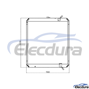 11N9-40200 Hyundai R335-7 Radiatore Assemblaggio totale