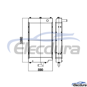 189-6651 KAT 950G Radiateur