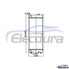 LN001870 Sumitomo SH240-5 Radiateur