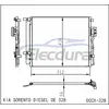 97606-2B700 Hyundai Santa Fe 2006+ 2.2D Skraplacz A/C Zesp&oacute;ł 16mm rdzeń