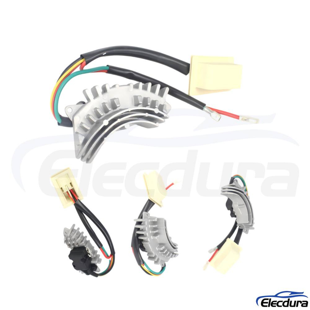 Resistenza motore ventilatore a 4 pin standard OE A2028202510 per sistemi HVAC Mercedes-Benz Classe C W202 e CLK C208.