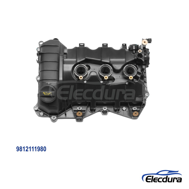 Couvercle de soupape moteur Citro&euml;n Peugeot 9812111980 pour applications 1.2 VTi EB2
