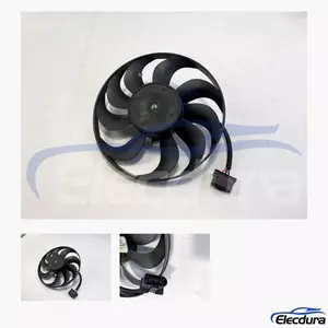 Conjunto de ventilador de refrigeraci&oacute;n del radiador Volkswagen Santana 2000 330959455A para suministro mayorista del mercado de accesorios