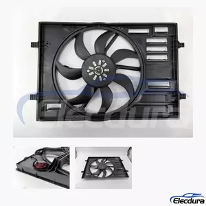 Gruppo ventola di raffreddamento del radiatore senza spazzole Volkswagen Golf 5Q0121203B per fornitura all'ingrosso aftermarket