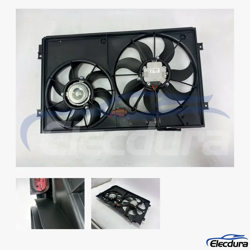 폭스바겐 골프, 제타, GTI, CC, Eos, 파사트, 티구안, 비틀 라디에이터 냉각 팬 어셈블리 1K0121207BB...