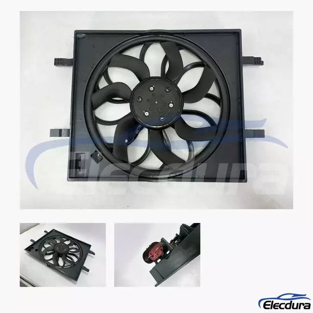 Reemplazo al por mayor del mercado de accesorios del conjunto de ventilador de refrigeraci&oacute;n del radiador sin escobillas 1ED121205 Mercedes-Benz