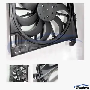 9W838C607BK sans balais Ensemble ventilateur de refroidissement de radiateur pour fourniture en gros de pi&egrave;ces de rechange Land Rover XF/XFR