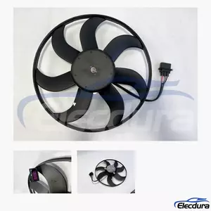 Volkswagen Polo V 6R / 6C satış sonrası toptan tedarik i&ccedil;in 6R0121207Q Fır&ccedil;asız Radyat&ouml;r Soğutma Fanı D&uuml;zeneği