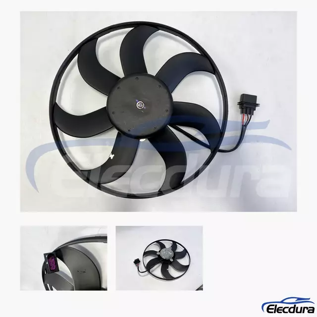 Conjunto de ventilador de refrigera&ccedil;&atilde;o de radiador sem escova 6R0121207Q para Volkswagen Polo V 6R / 6C fornecimento de atacado de reposi&ccedil;&atilde;o