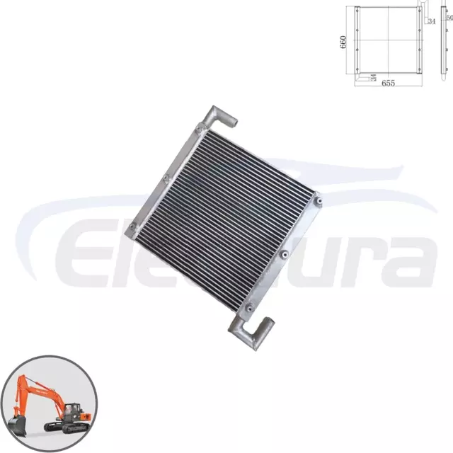 4216509 Răcitor de ulei hidraulic Hitachi EX90, &icirc;nlocuitor de piesă de schimb cu ridicata pentru distribuitorii de piese pentru excavatoare