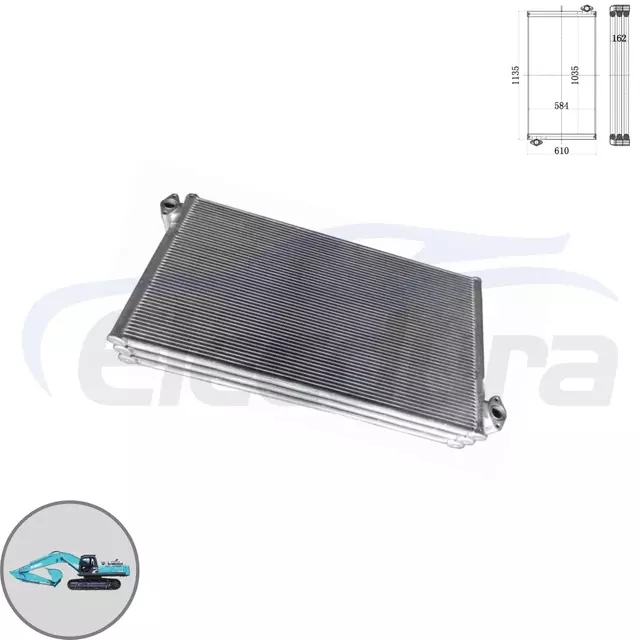Radiatore dell'olio idraulico minerario LS05P00039S002 per escavatore Kobelco SK480-6, fornitura diretta all'ingrosso in fabbrica.