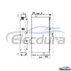 1BQ8-40030 Hyundai R305-9T N&aacute;drž na vodu Chladič