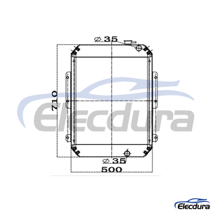 11M8-40012 Hyundai R60-7 vandtank K&oslash;ler kernesamling