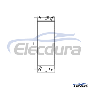 207-03-72321 KOMATSU PC300-8M0 Radiador