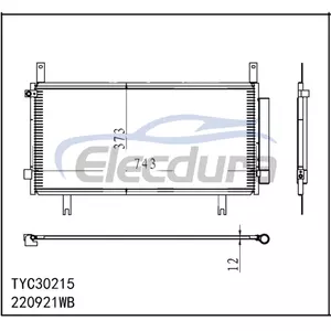 80100-TMA-H01 Honda Cr-V 2020-2022 Συναρμολόγηση συμπυκνωτή A/C