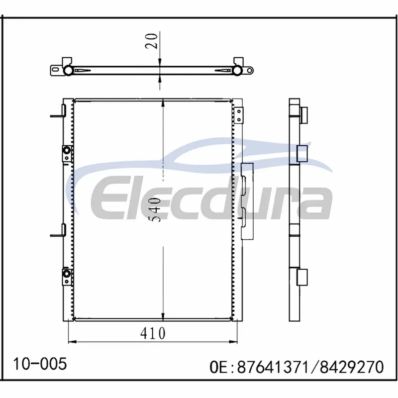 87641371 Case IH Puma 115 Condensador de A/C