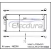 1850274 Vauxhall Mokka 2012+ A/C Condensador 16mm N&uacute;cleo