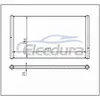 Universale Condensatore A/C 525 &times; 286 &times; 20 mm
