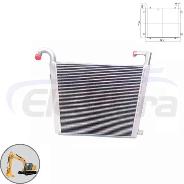Kompletn&iacute; chladič hydraulick&eacute;ho oleje 183-8115 vhodn&yacute; pro starou verzi Caterpillar E320C. Pro velkoobjemov&yacute; velkoobchod je k dispozici odoln&yacute; hlin&iacute;kov&yacute; design