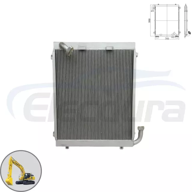 مبرد الزيت الهيدروليكي 20Y-03-21121 760x996mm مورد الجملة لكوماتسو PC200-6 PC220-6 استبدال ما بعد البيع بالجملة